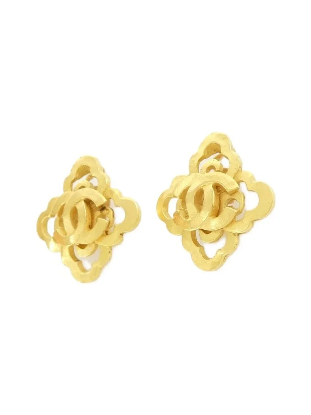 Chanel Vintage Earrings Gold